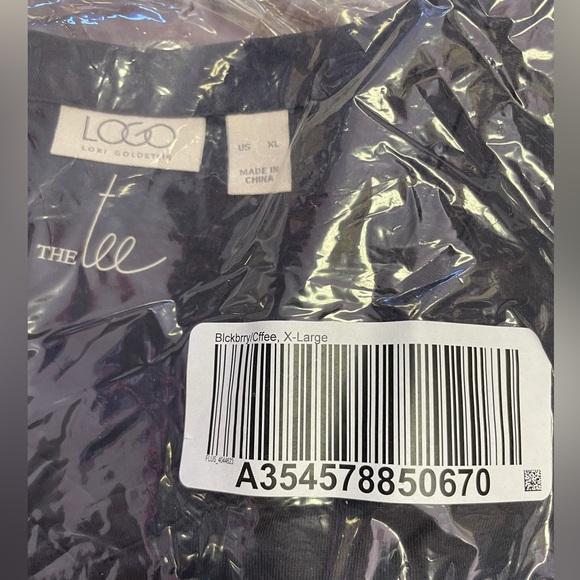 LOGO Principles by Lori Goldstein Cotton Modal "The Tee" 2-Pack A354578 - Picture 4 of 5